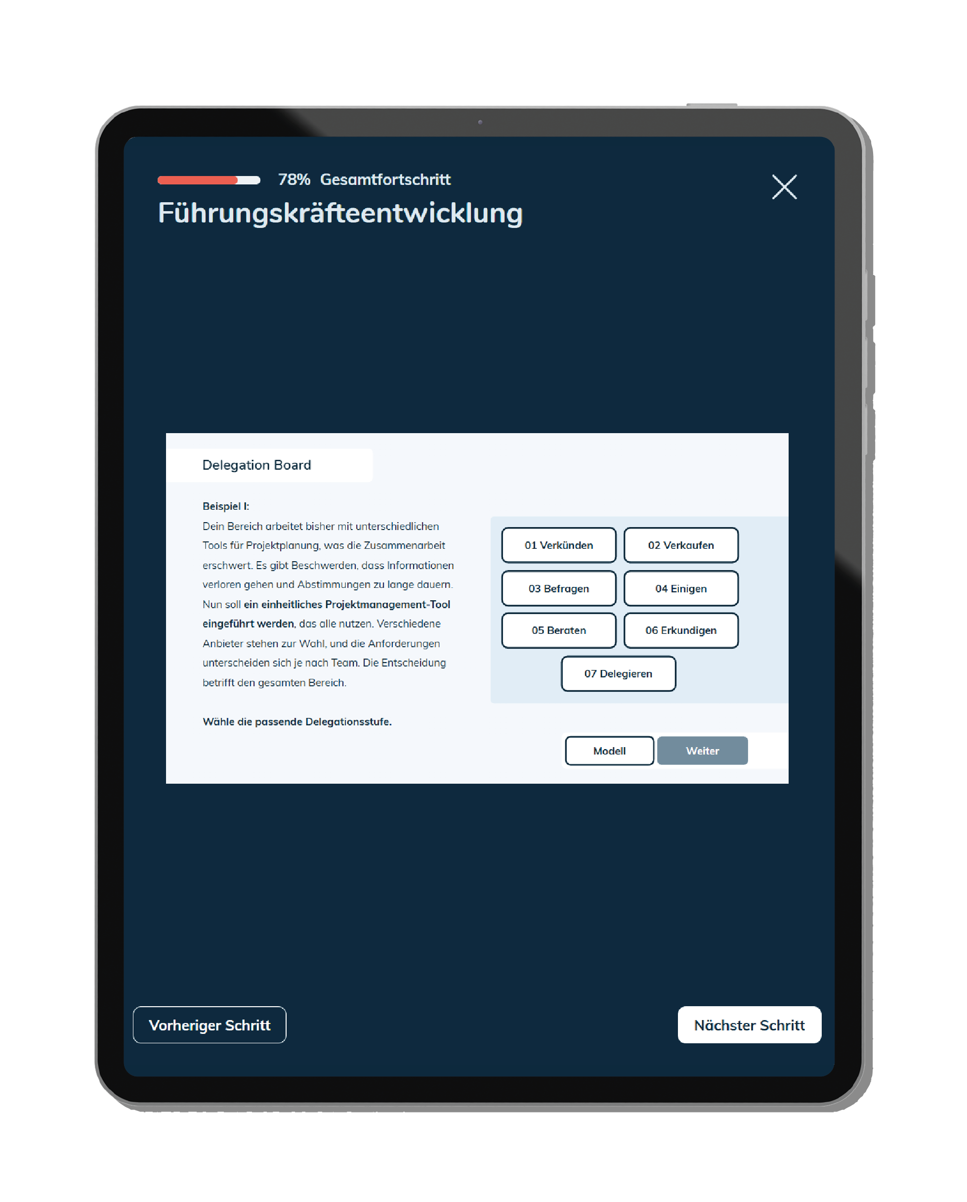 Lernprogramm_Aufgabe_Tablet
