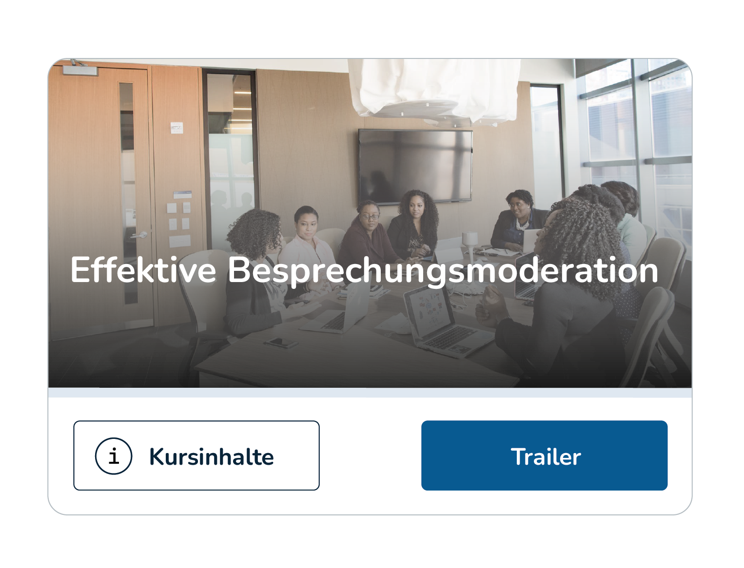 Besprechungsmoderation