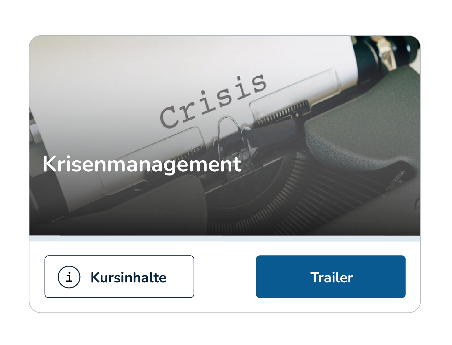 Krisenmanagement