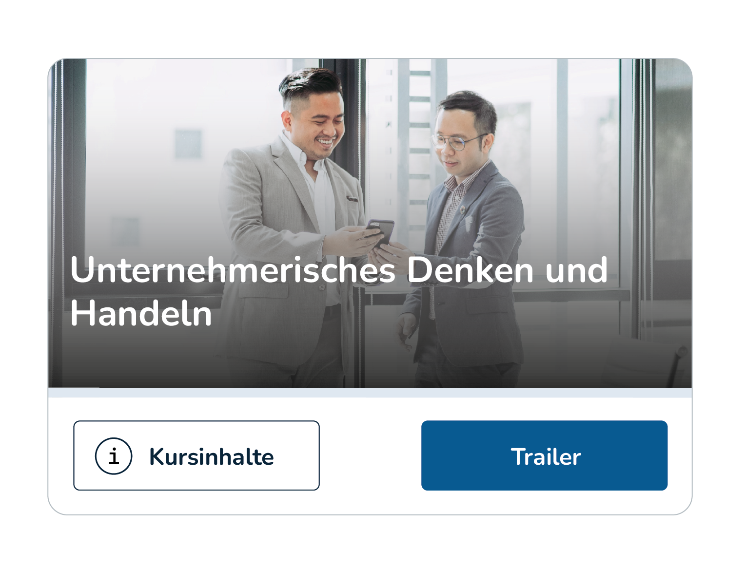 Unternehmerisches Denken und Handeln