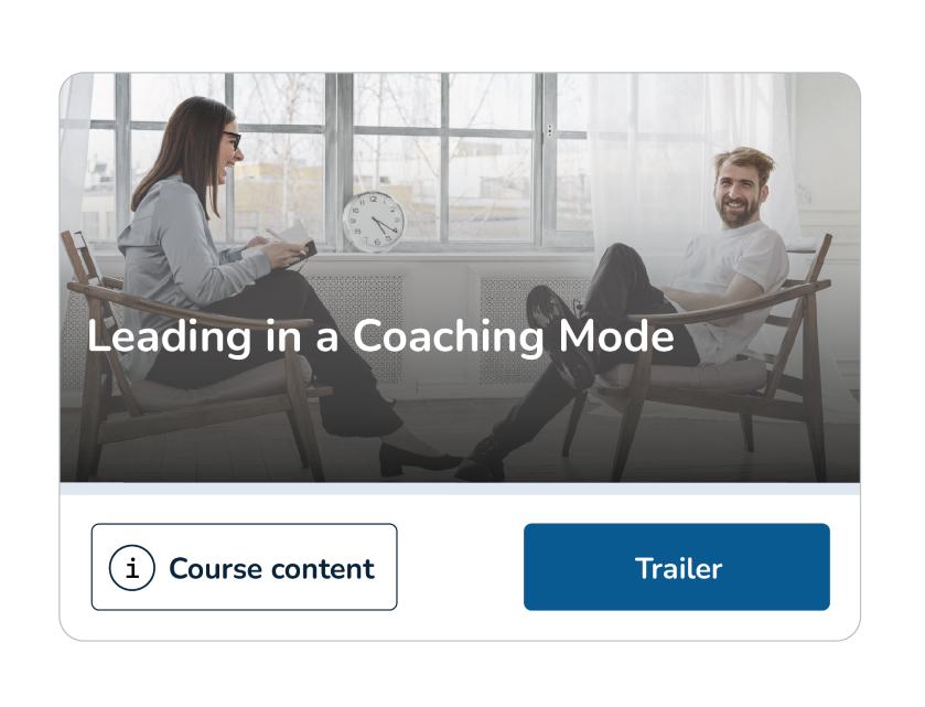 Leading in a Coaching Mode