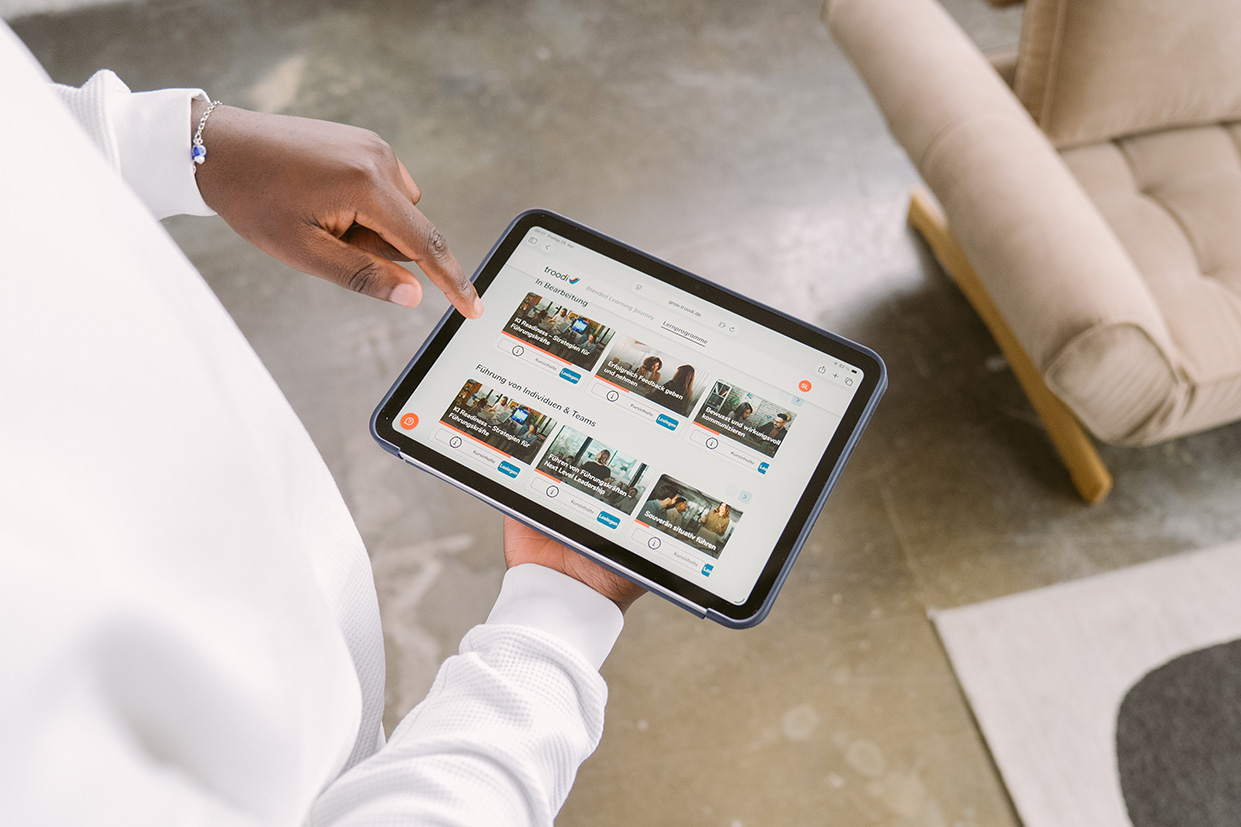 iPad mit troodi Lernprogrammen